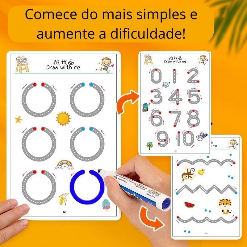 Caderno de Traço e Desenho Infantil